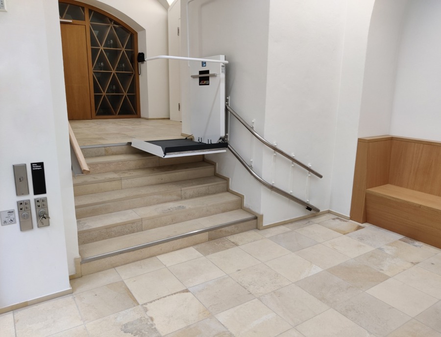 Plataforma de escada