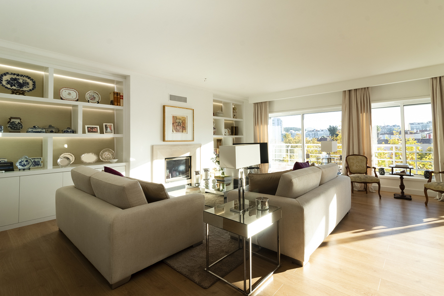 T4 Benfica - sala - remodelação total