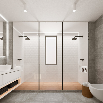 Interior de Casa de Banho