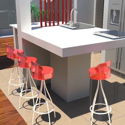 Projeto 3D de remodelação em larga escala de apartamento na Almirante Reis em Lisboa. 