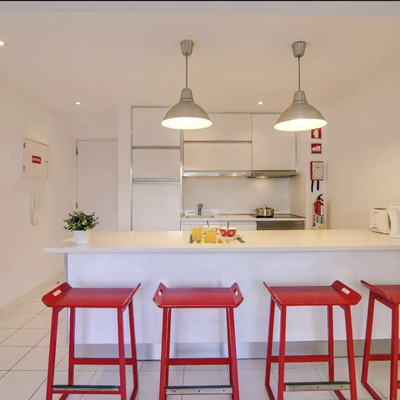 Remodelação total de apartamento junto ao mar