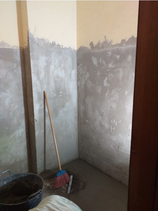 Pintura interior (Antes)