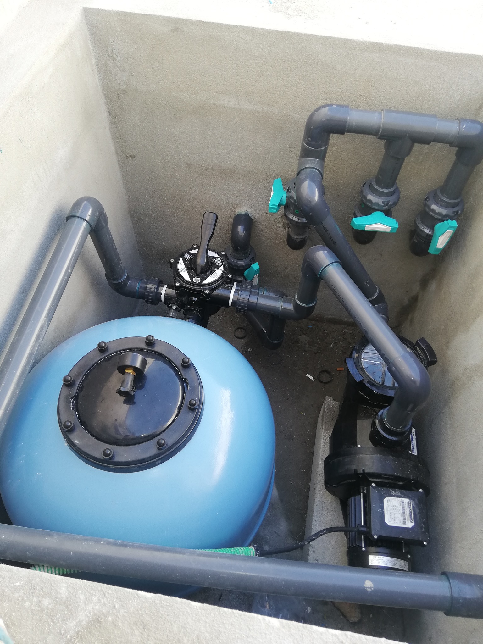 Montagem de casa de máquinas