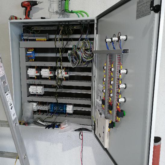 Quadro de controlo bombas de arrefecimento