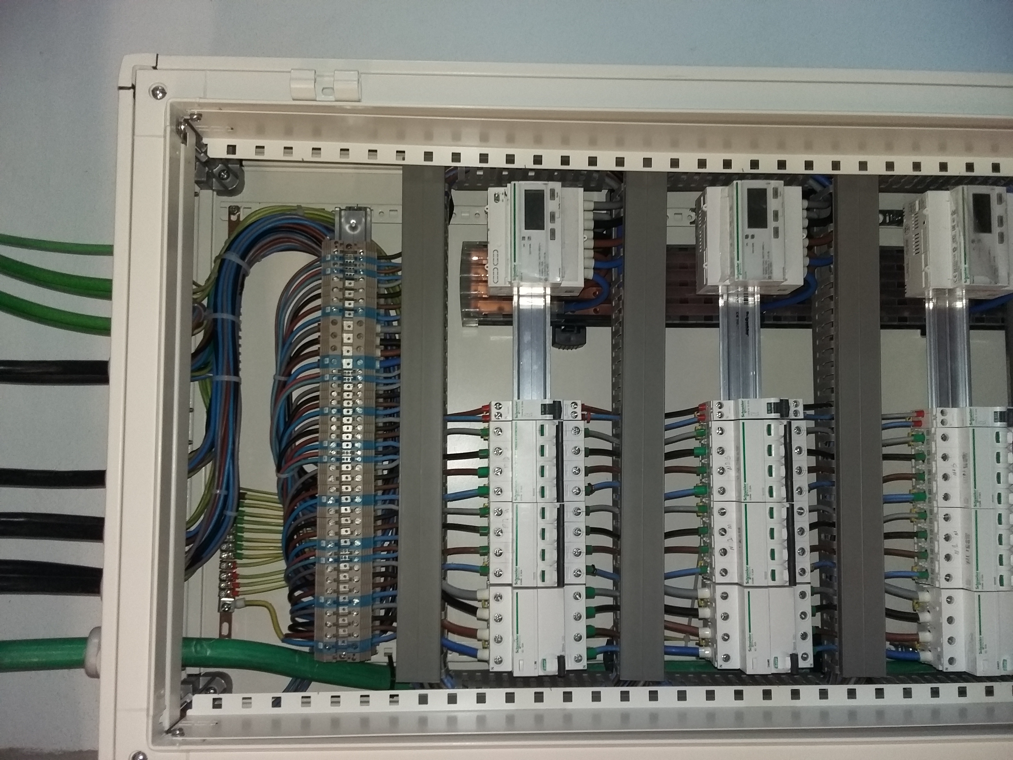 ligaçao de quadro electrico