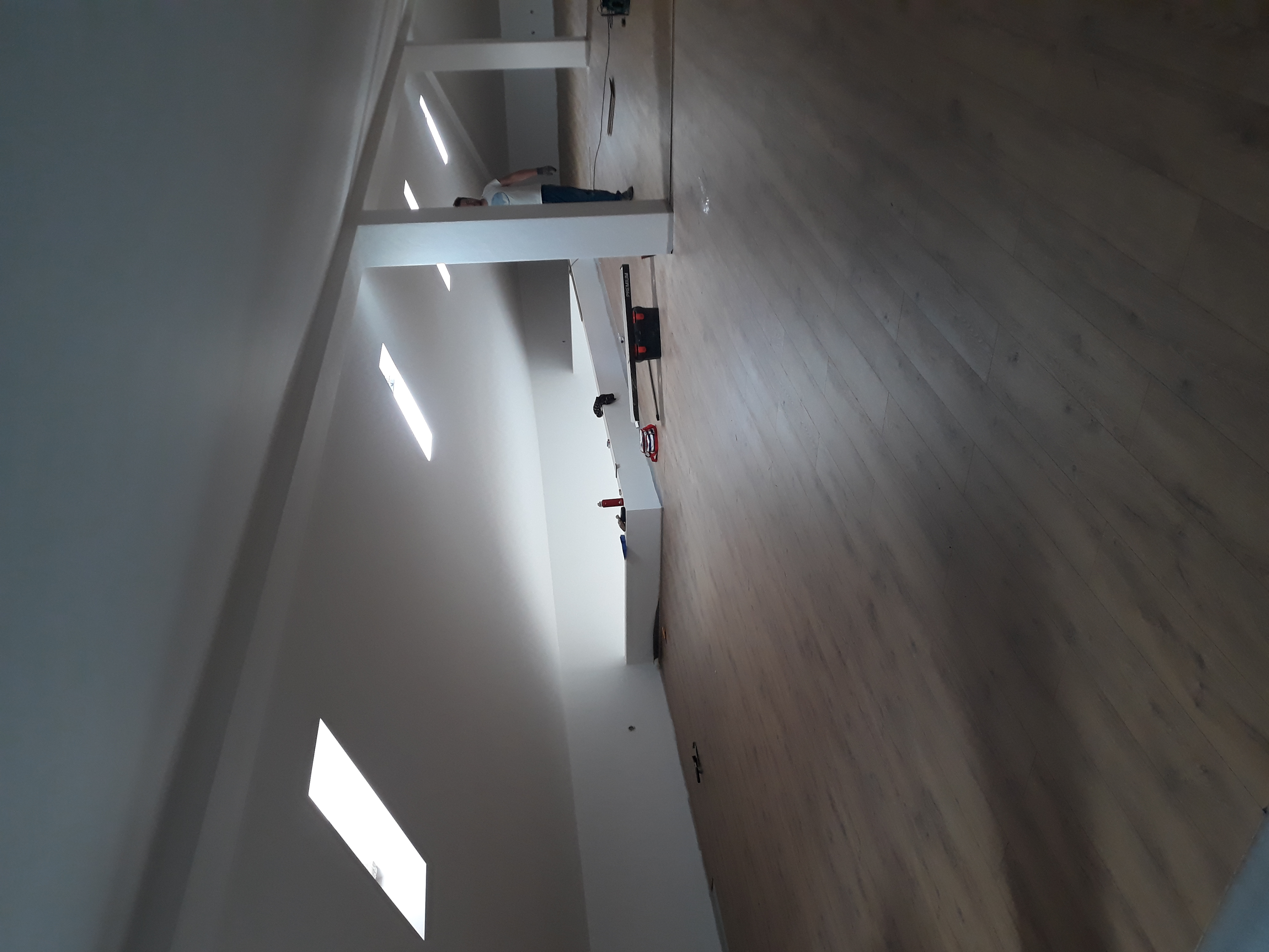 Piso flutuante  Assentamento