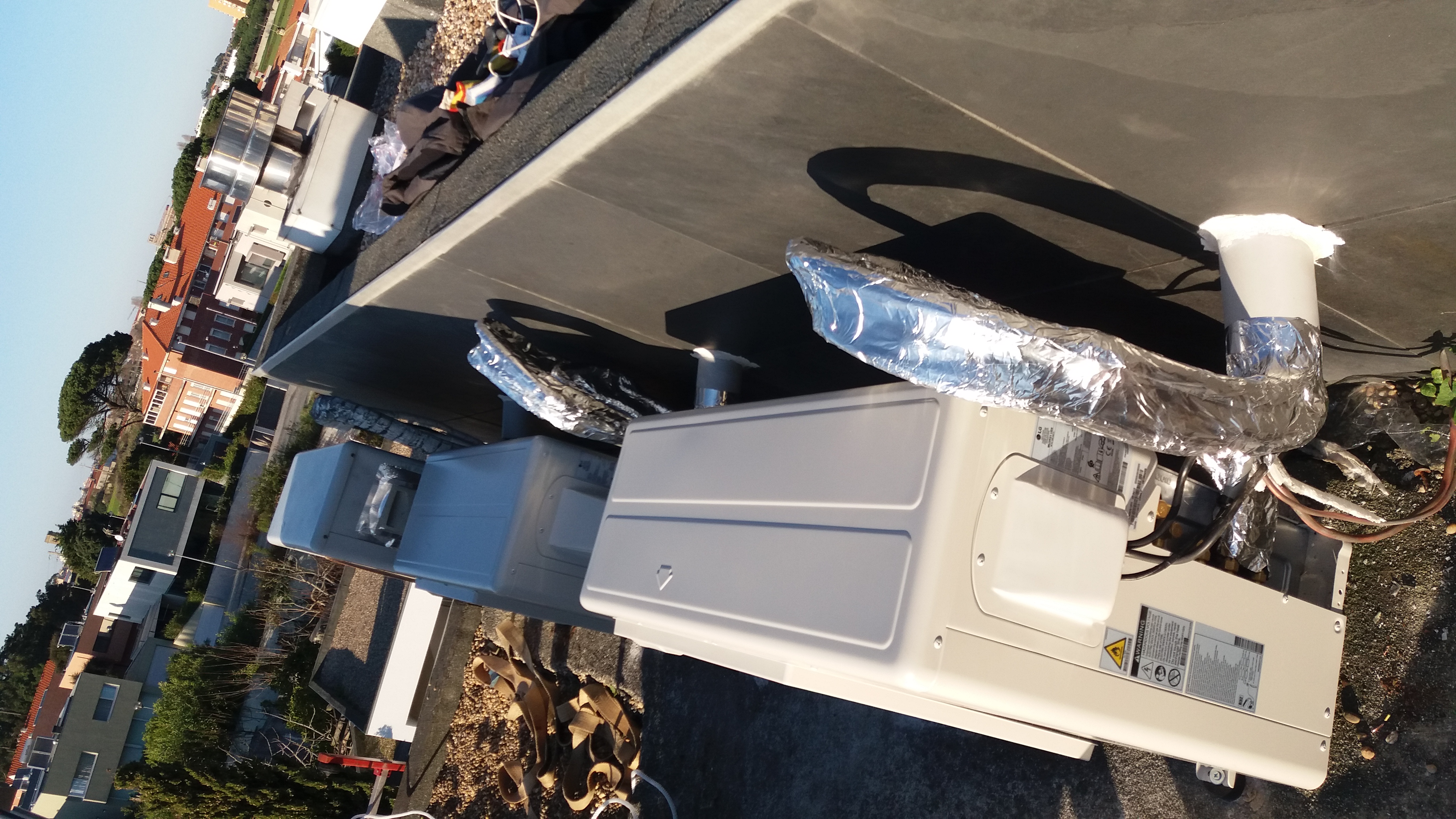 Maquinas na Cobertura