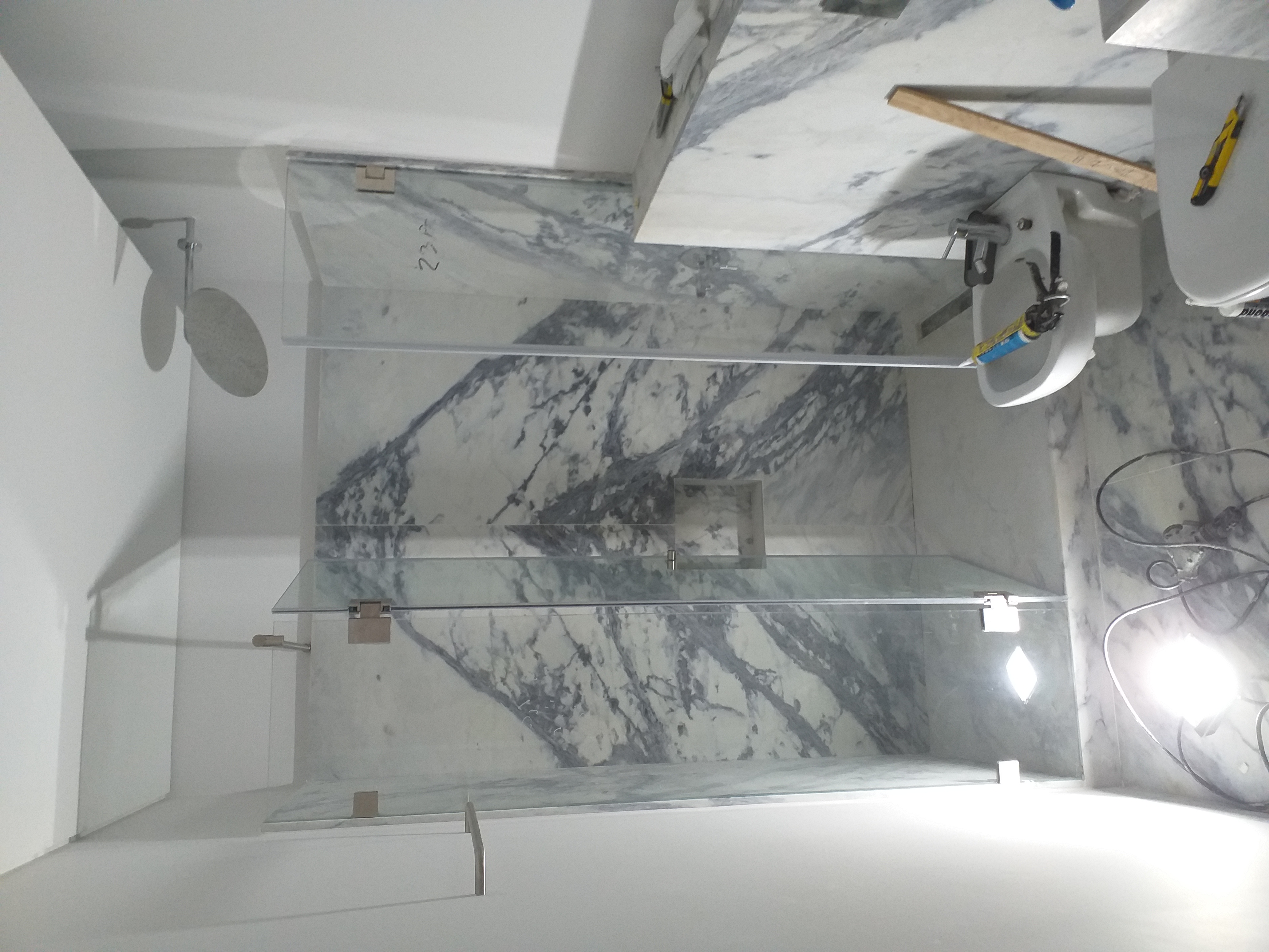 Casa de banho em marmore