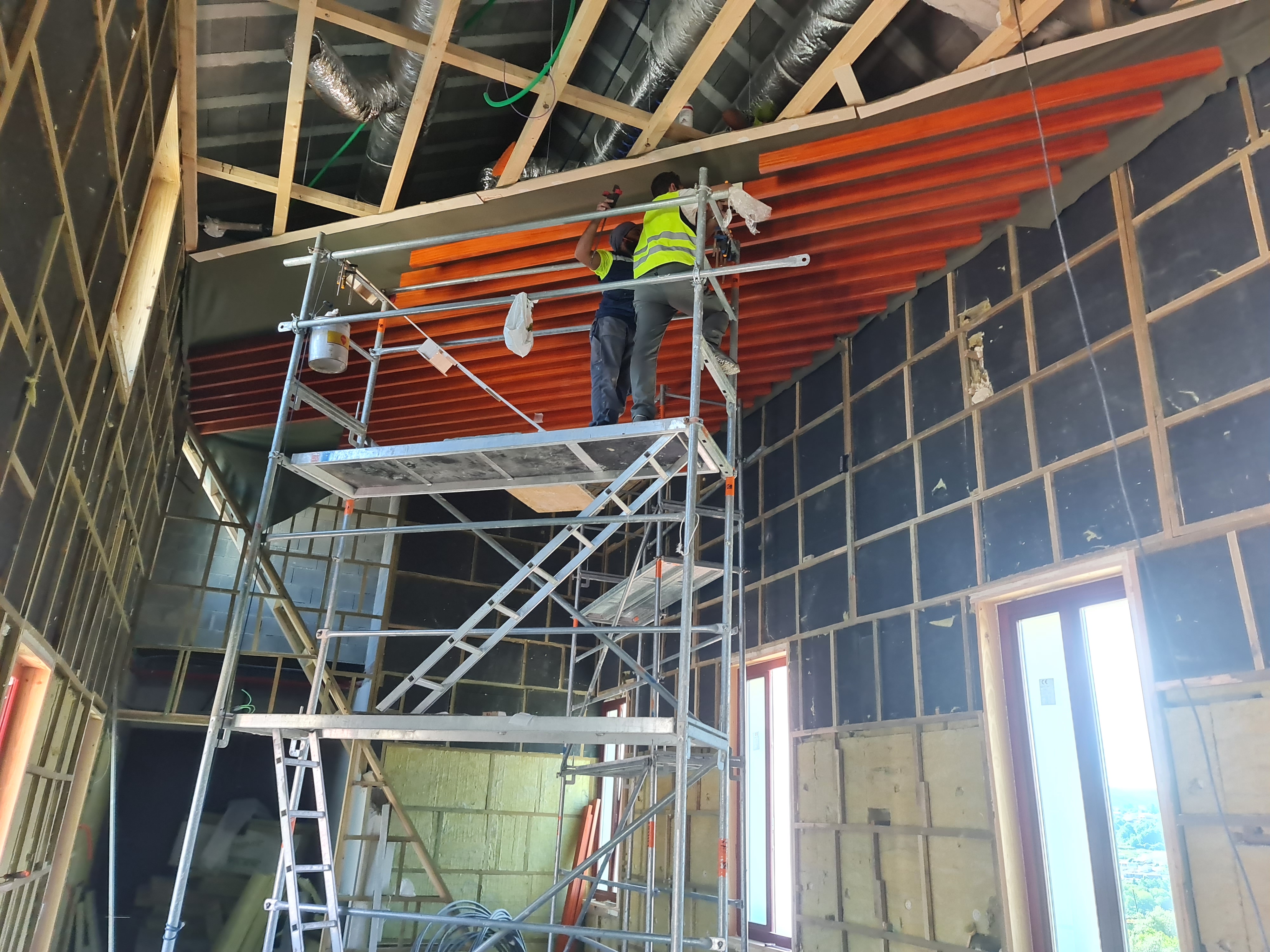 Construção de edificio