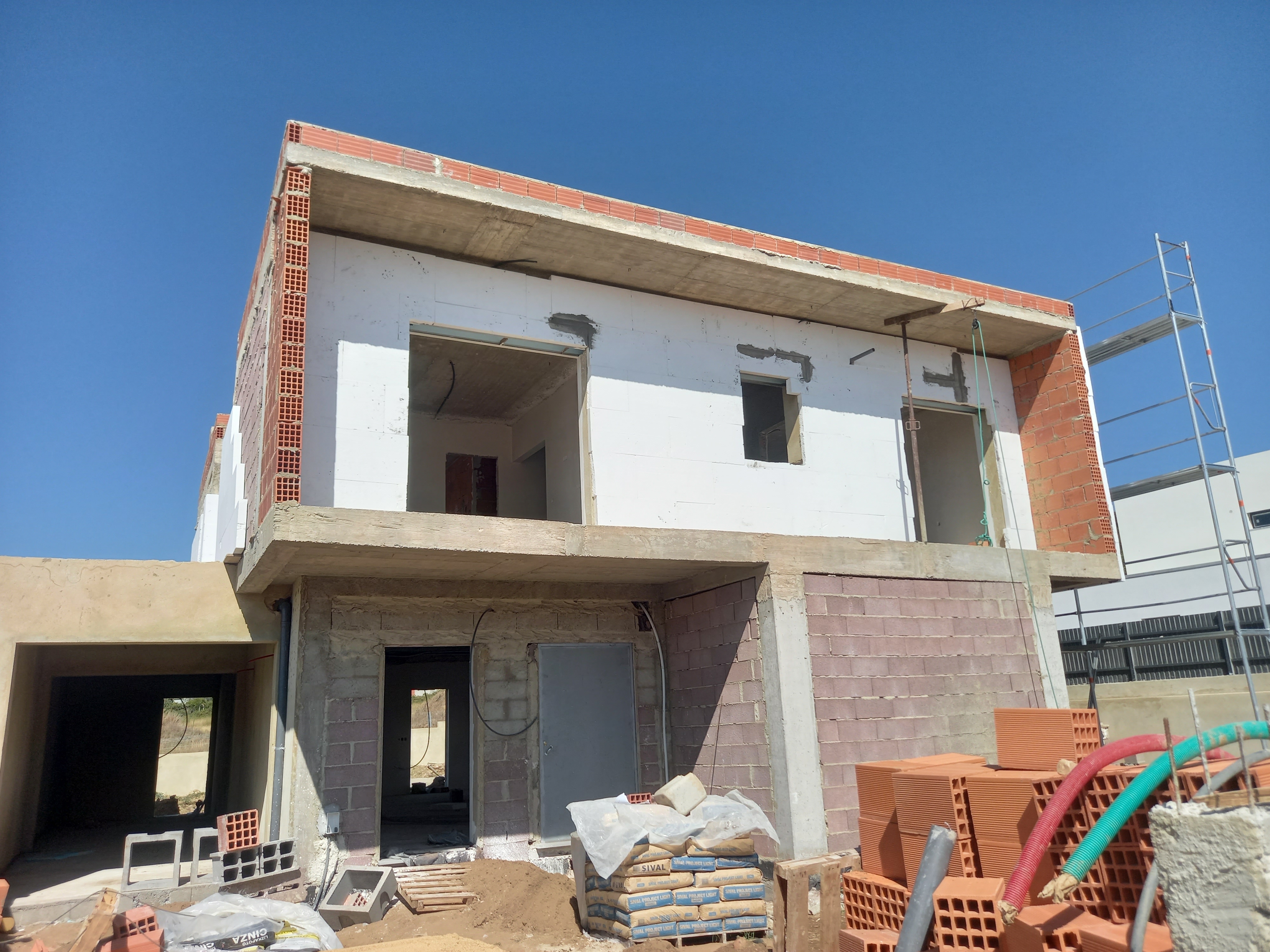 Aplicação de capoto