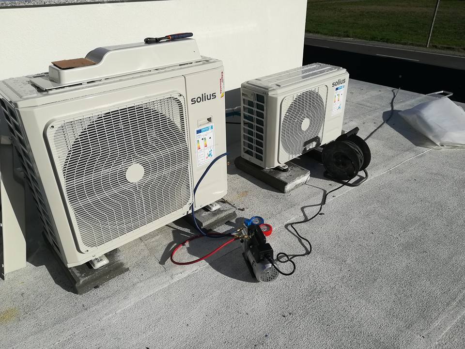 Instalação Ar Condicionado exterior