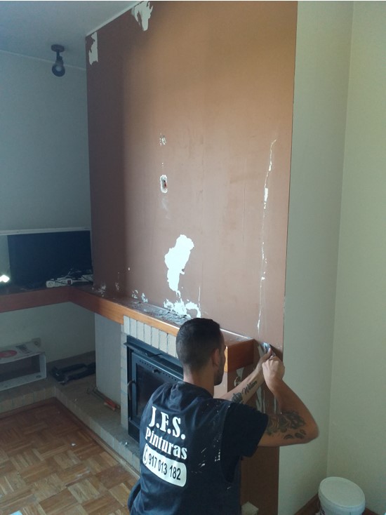 Pintura interior (Antes)