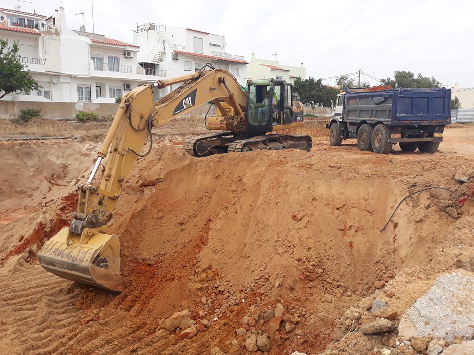 Escavação para moradia