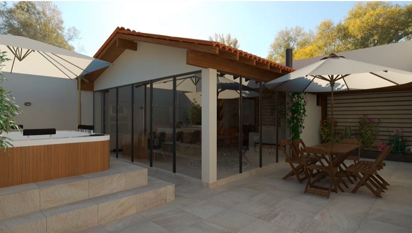 Área Gourmet Rústica/Industrial