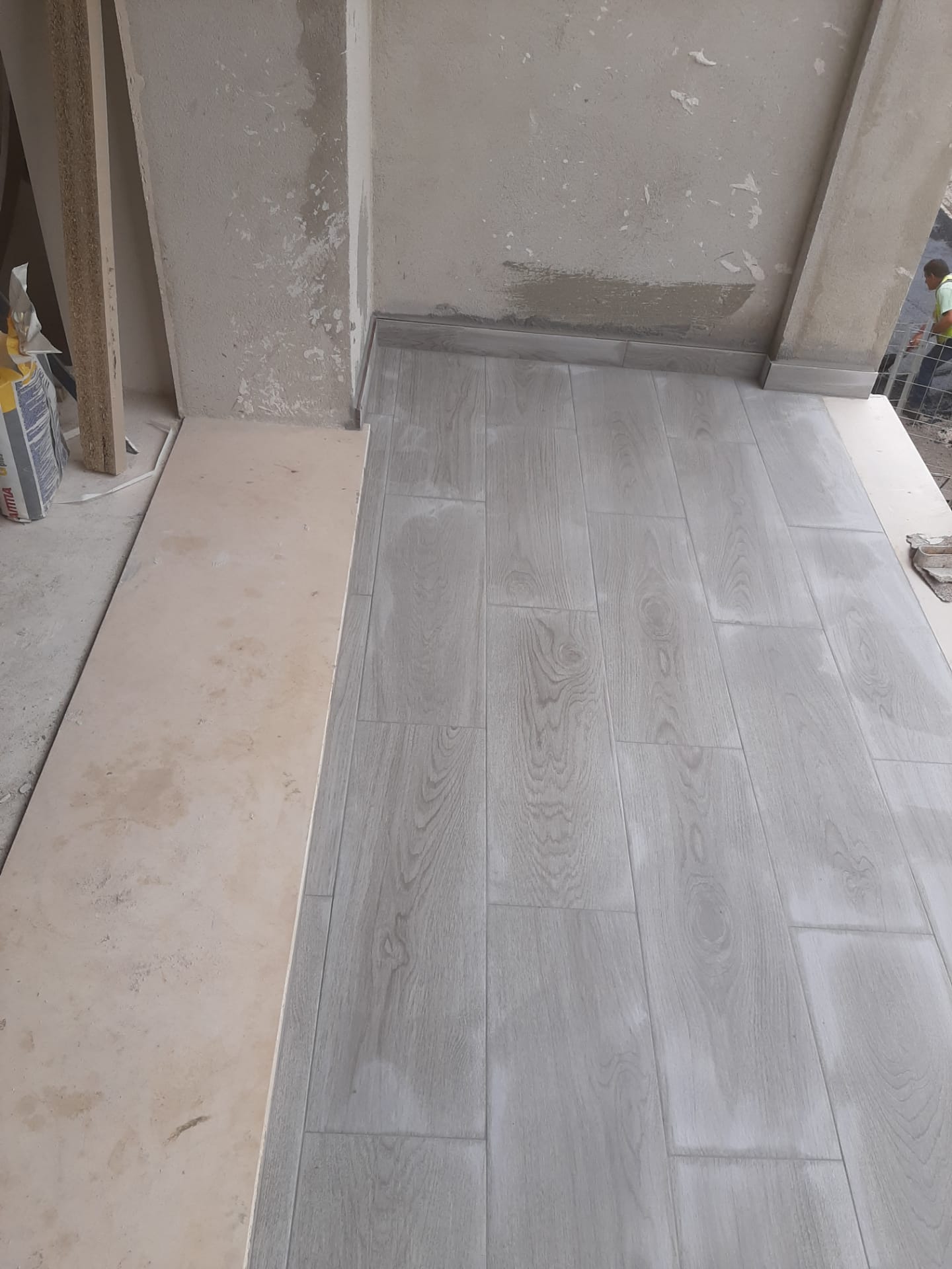 Colocação de azulejos