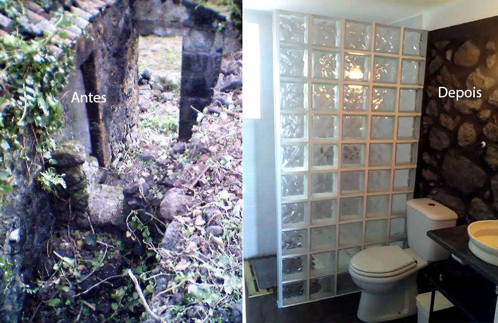 A inexistente casa de banho