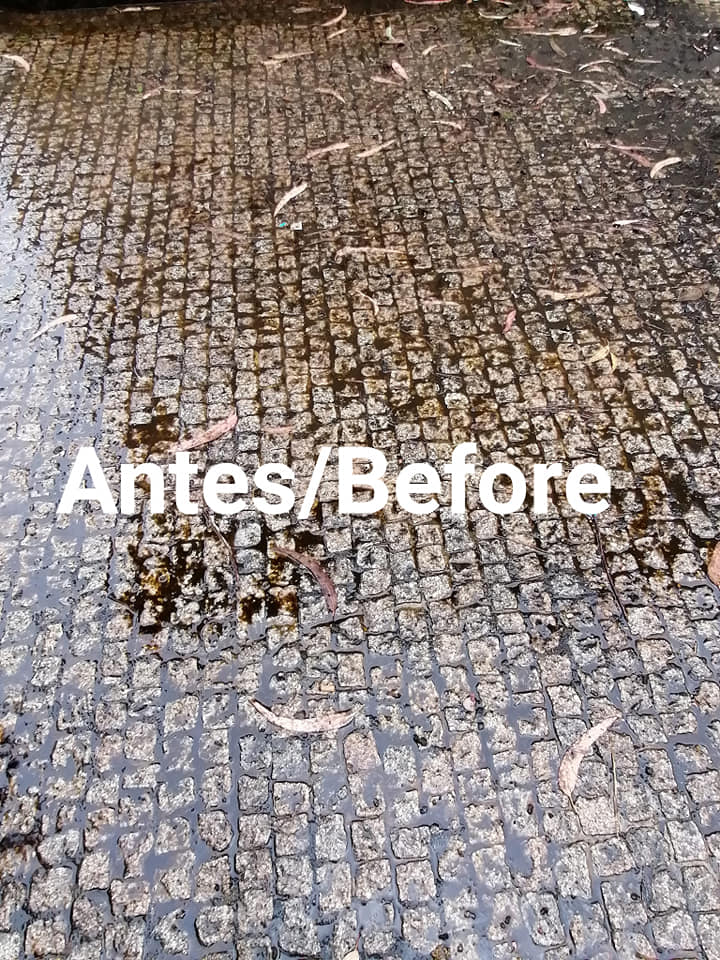 Lavagem piso - Antes