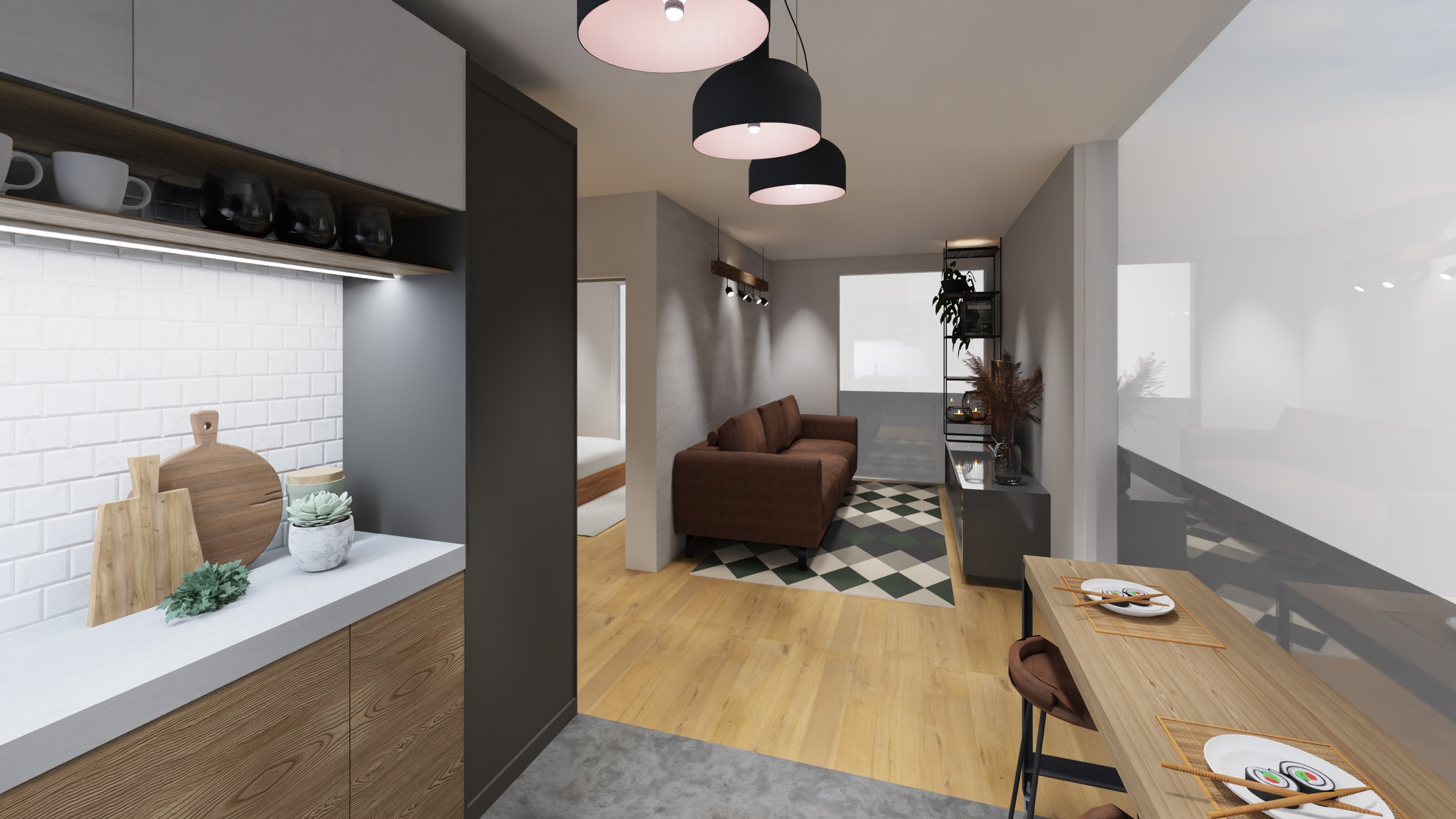 Apartamento T1- Praia do Cabedelo