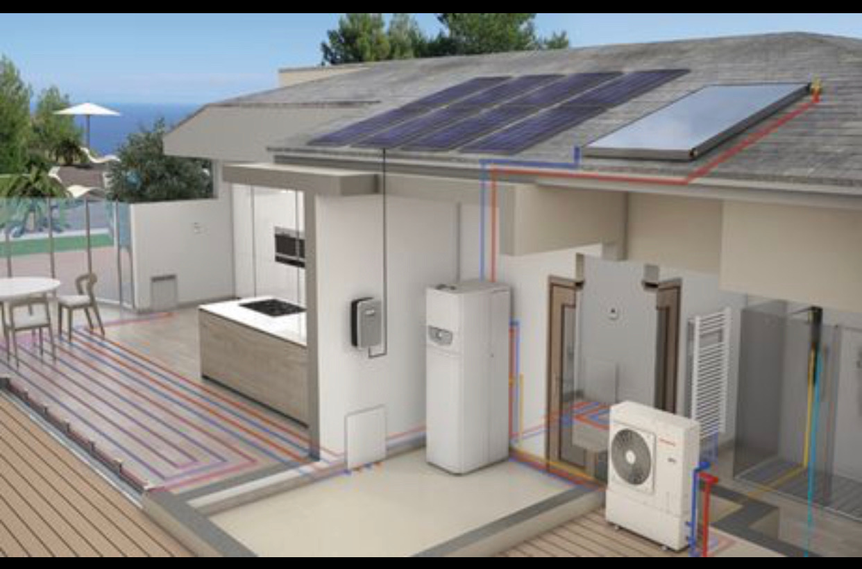 Sistemas a gás com apoio solar para Aguas Quentes e Climatização