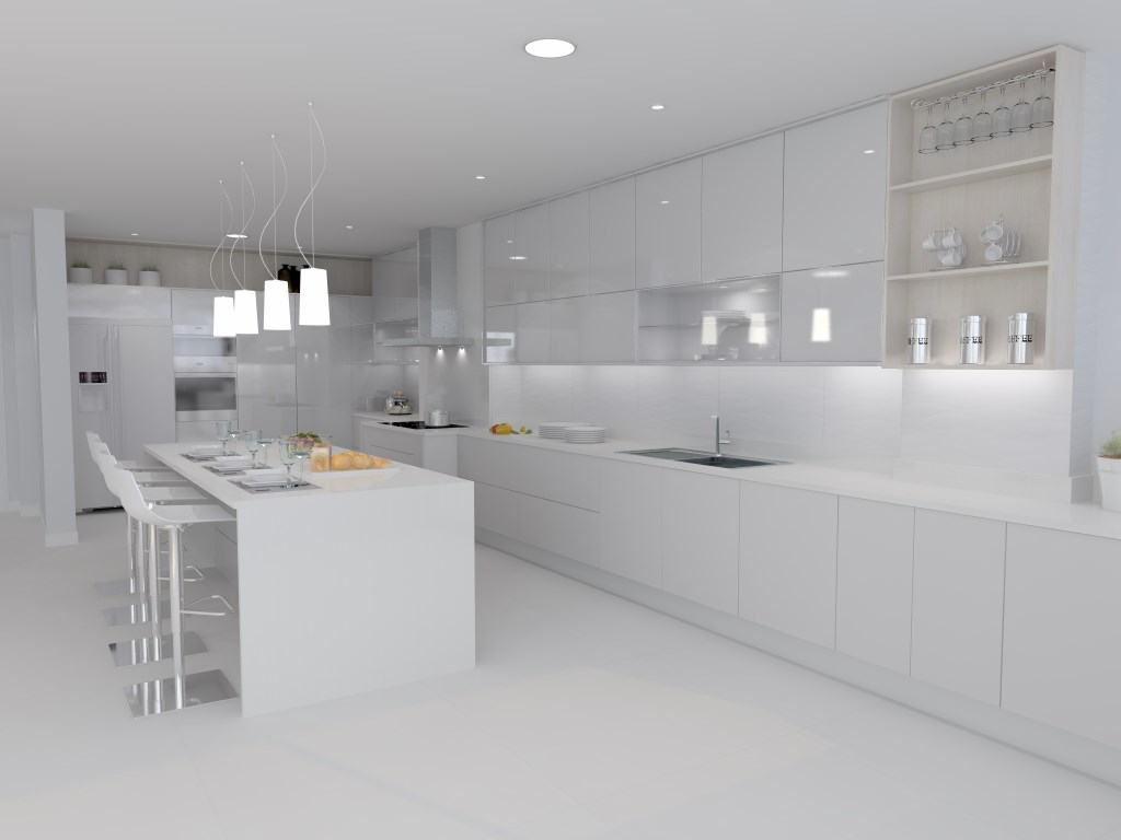 Cozinha reforma geral e projeto decoração e distribuição de espaço