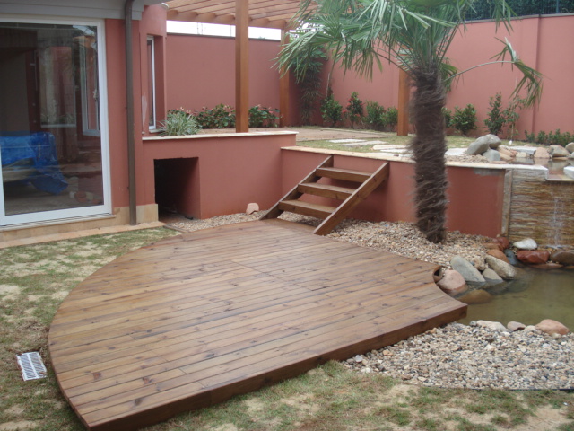 deck de madeira