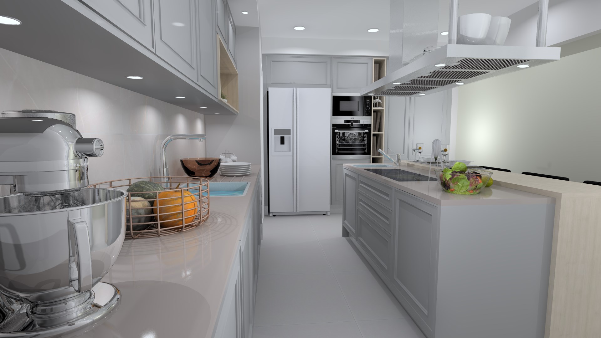 Projeto decoração e distribuição do espaço