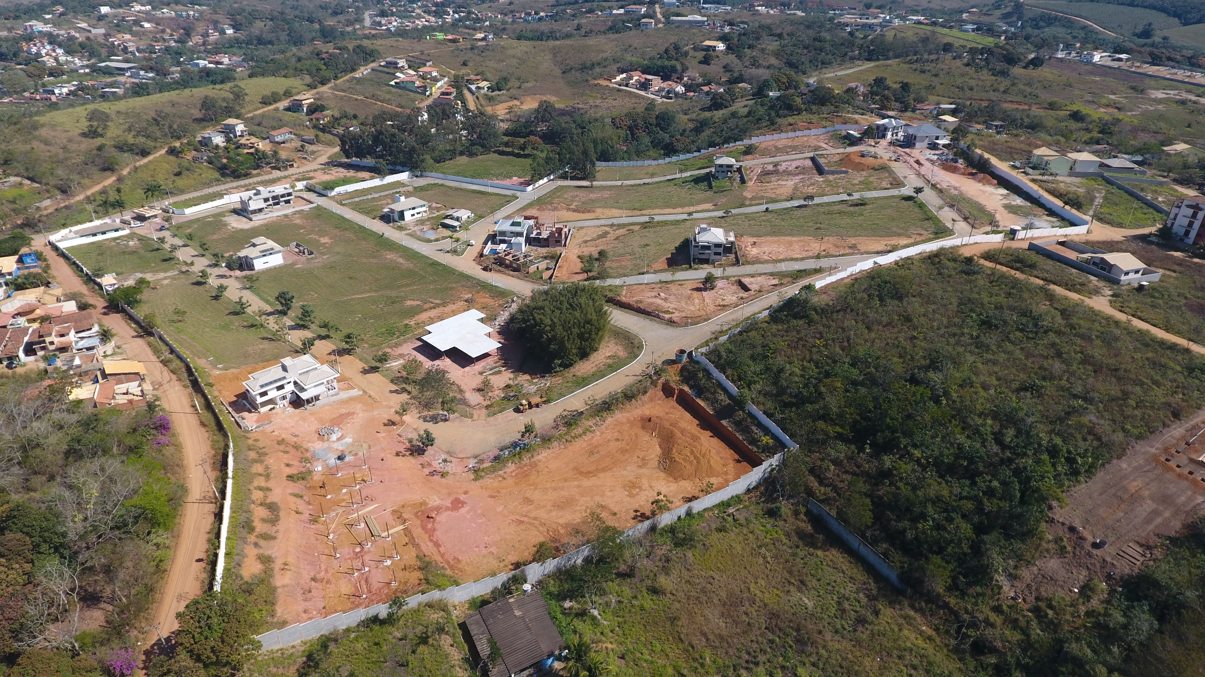 Construção de condomínio residencial