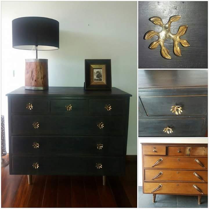 Restauro de uma cómoda.