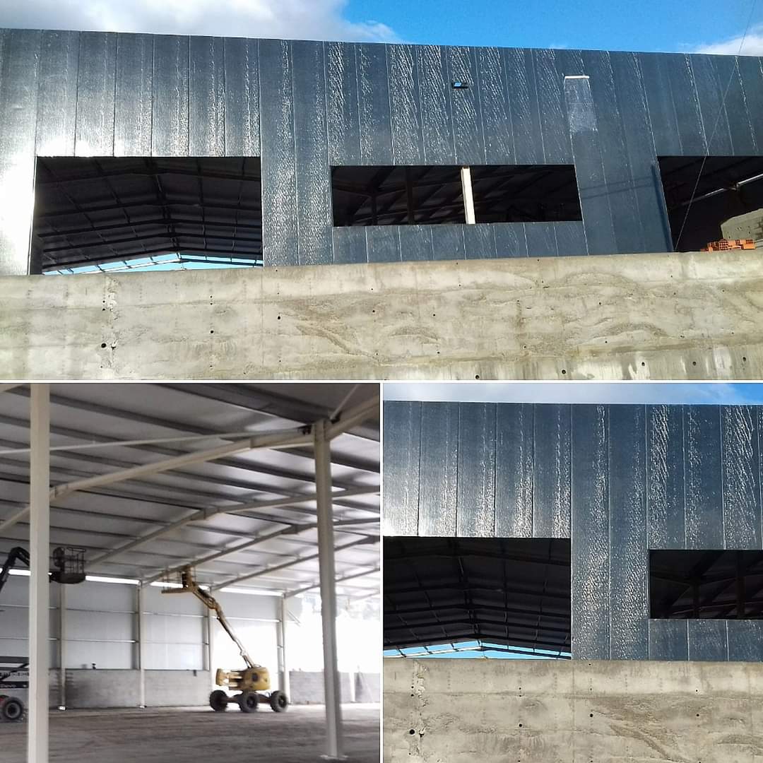 Armazém Colocação de Fachadas