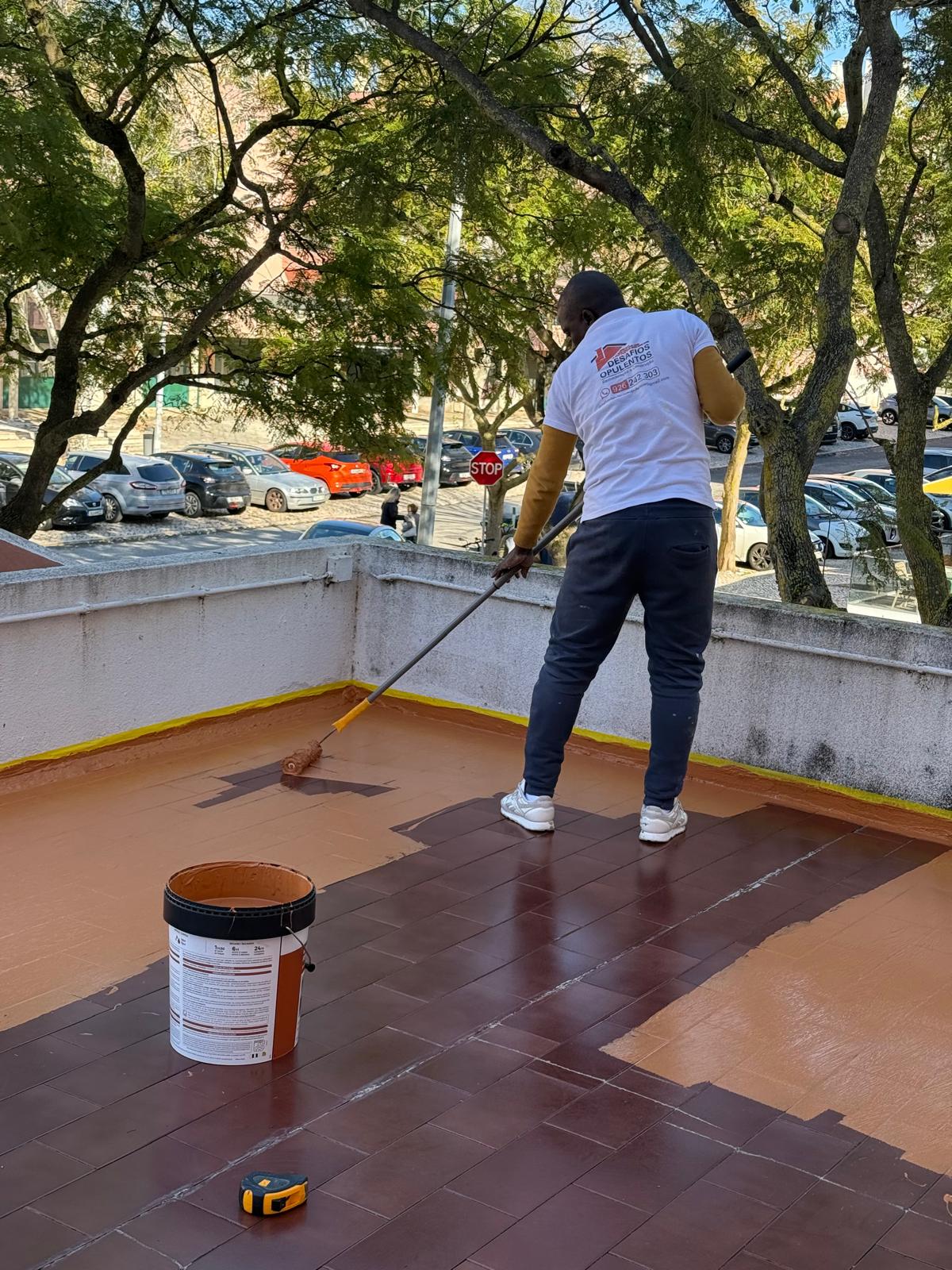 trabalho de impermeabilização