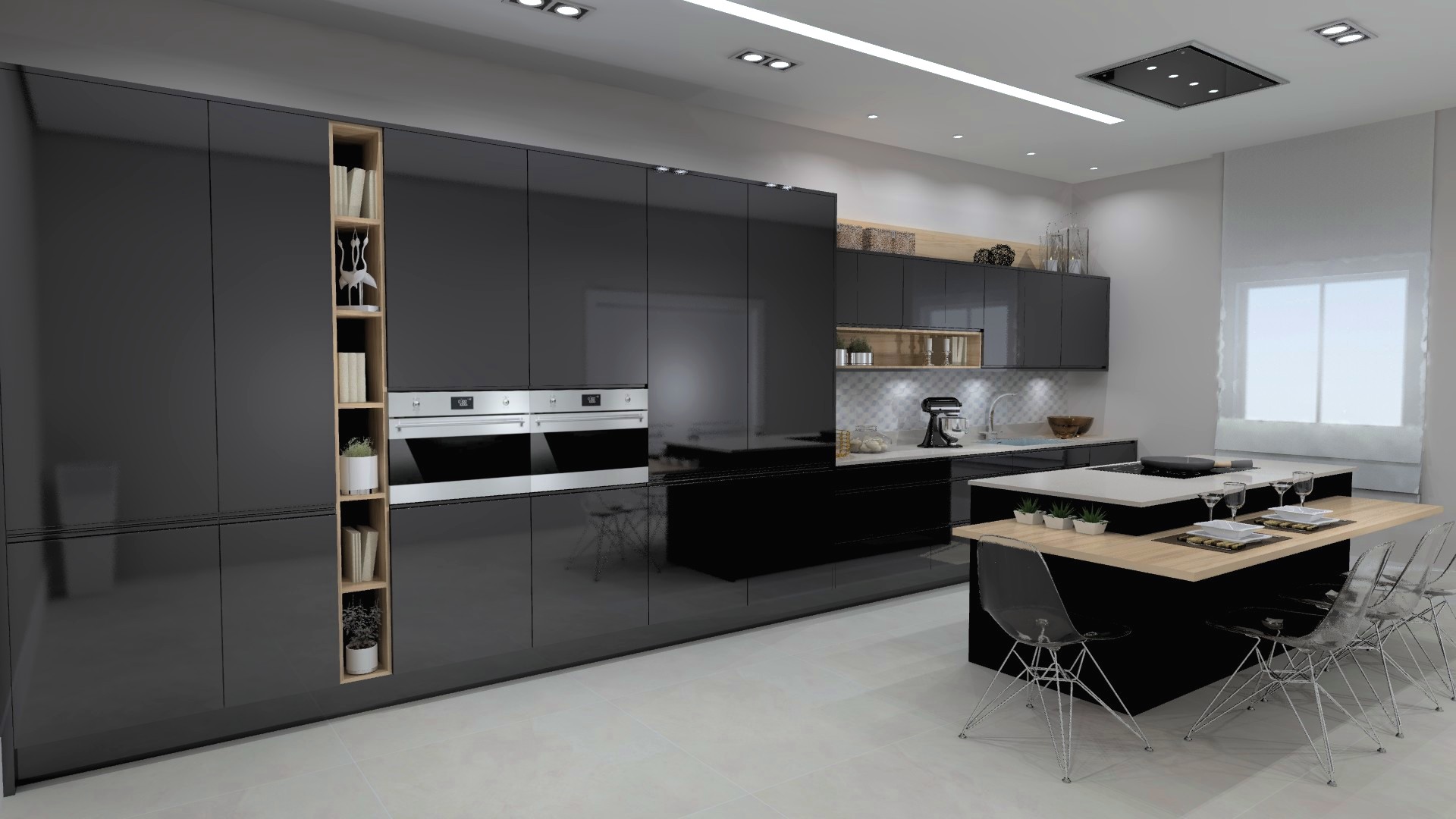 Projeto decoração e distribuição do espaço