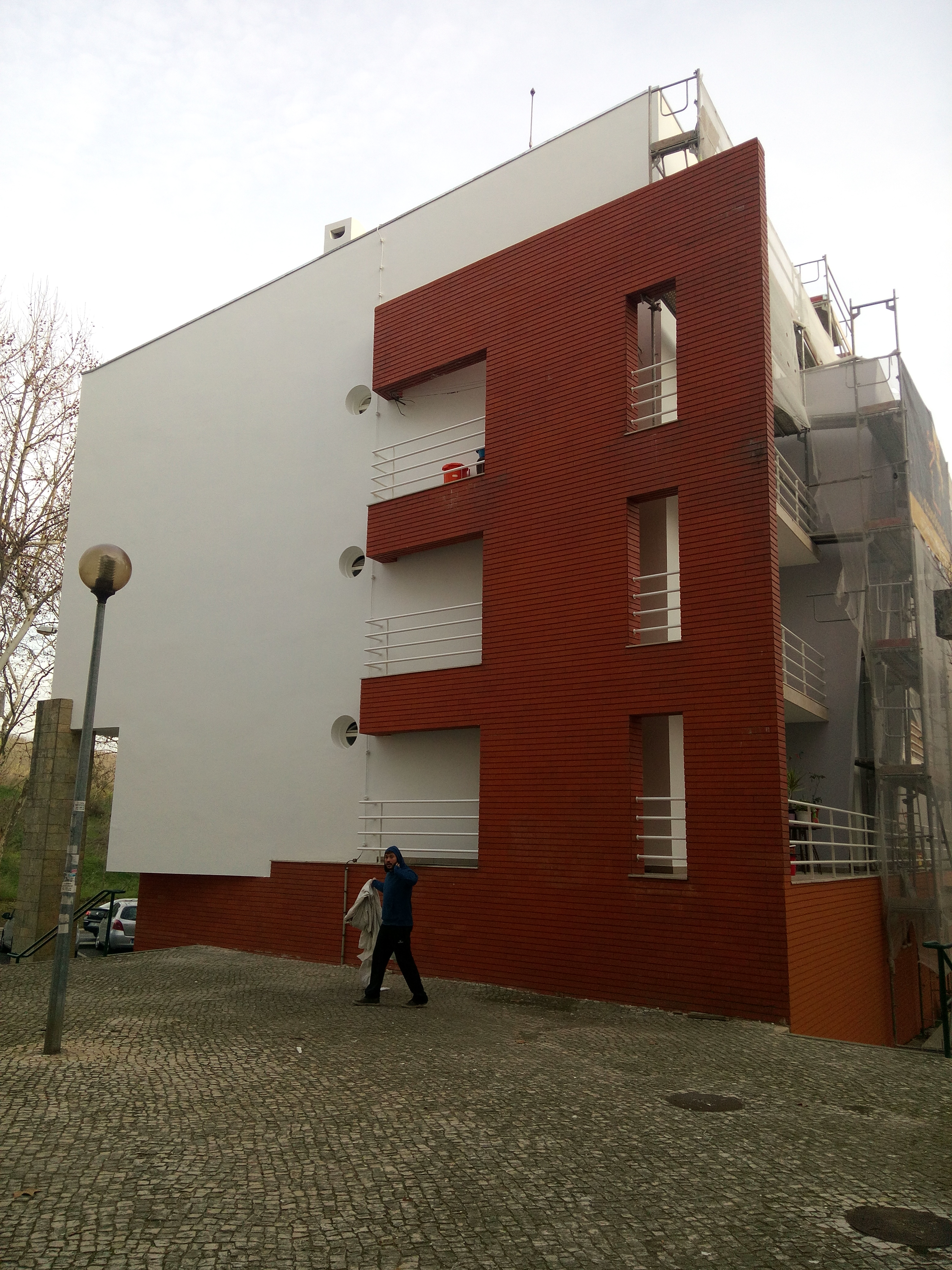 Pintura exterior de prédio