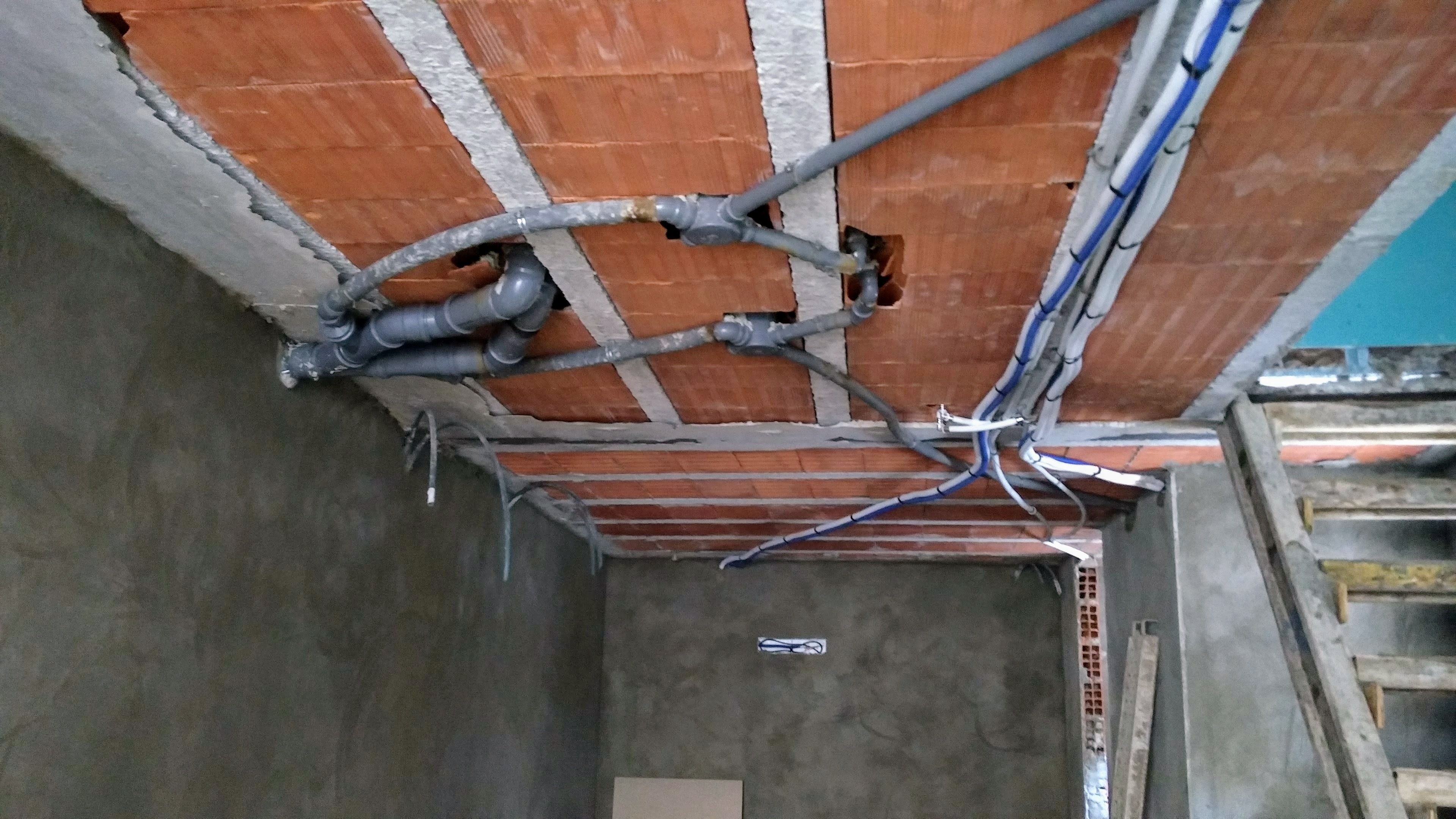 Lages Aligeiradas e trabalhos de Canalização