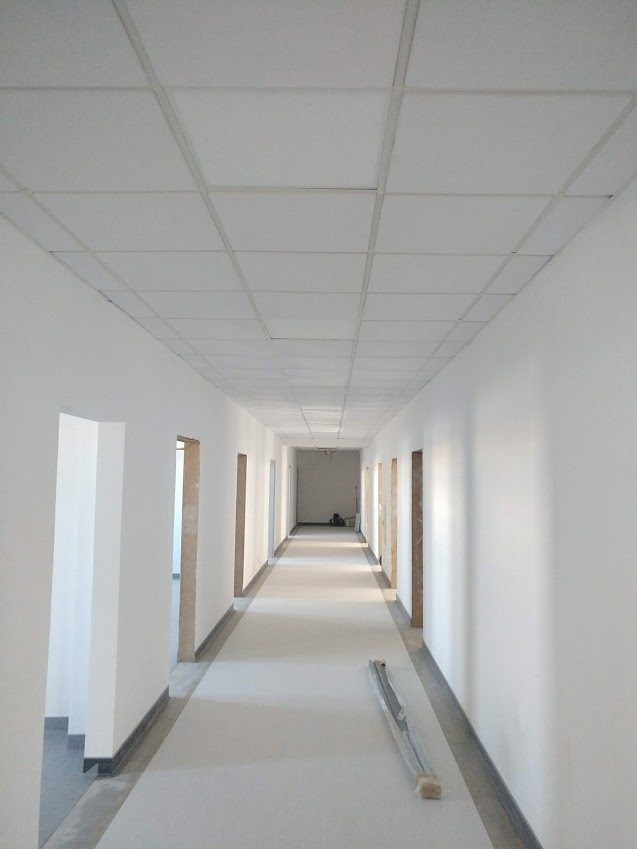 obra entrada de um Hospital