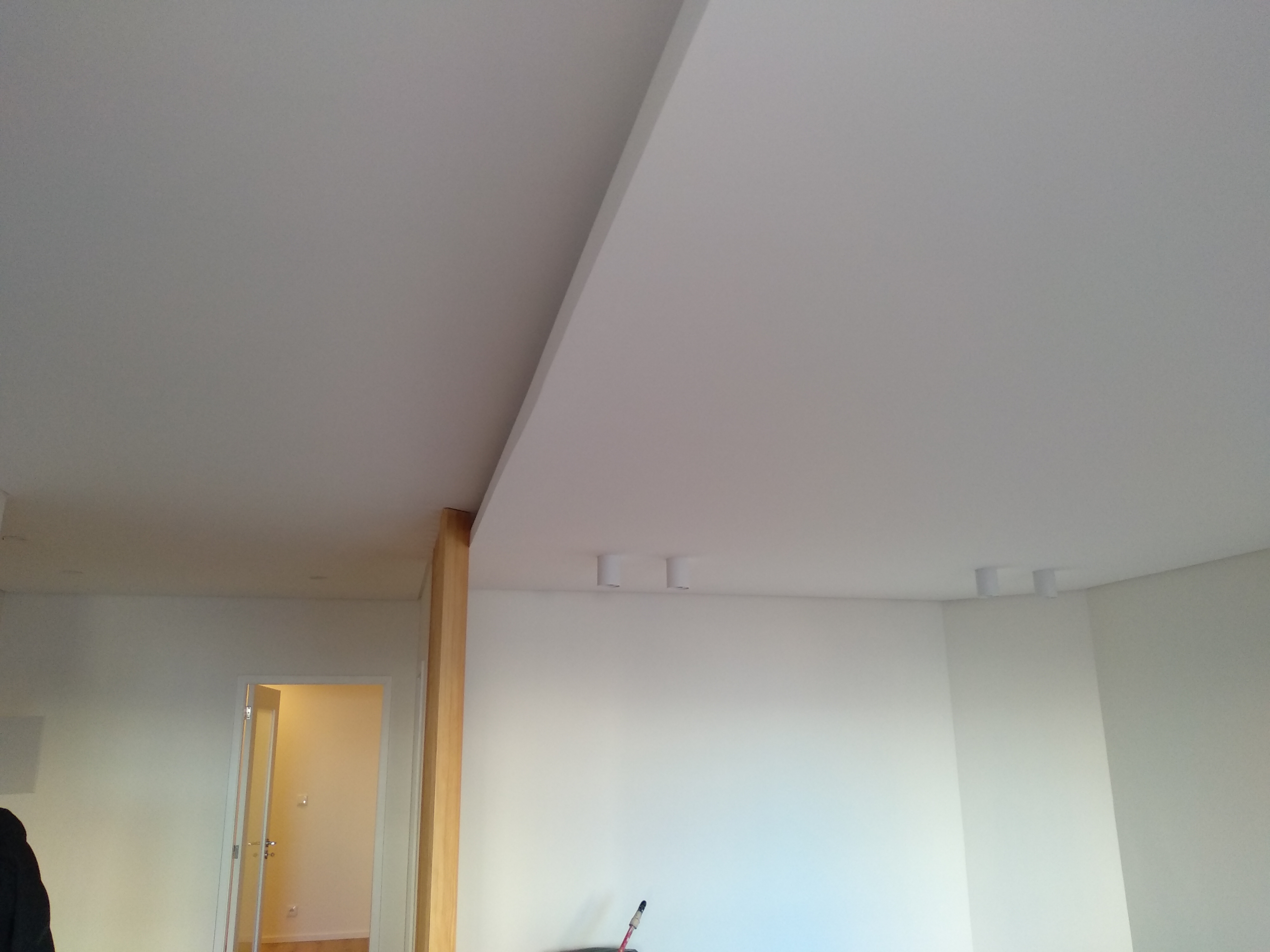 Teto de sala e cozinha