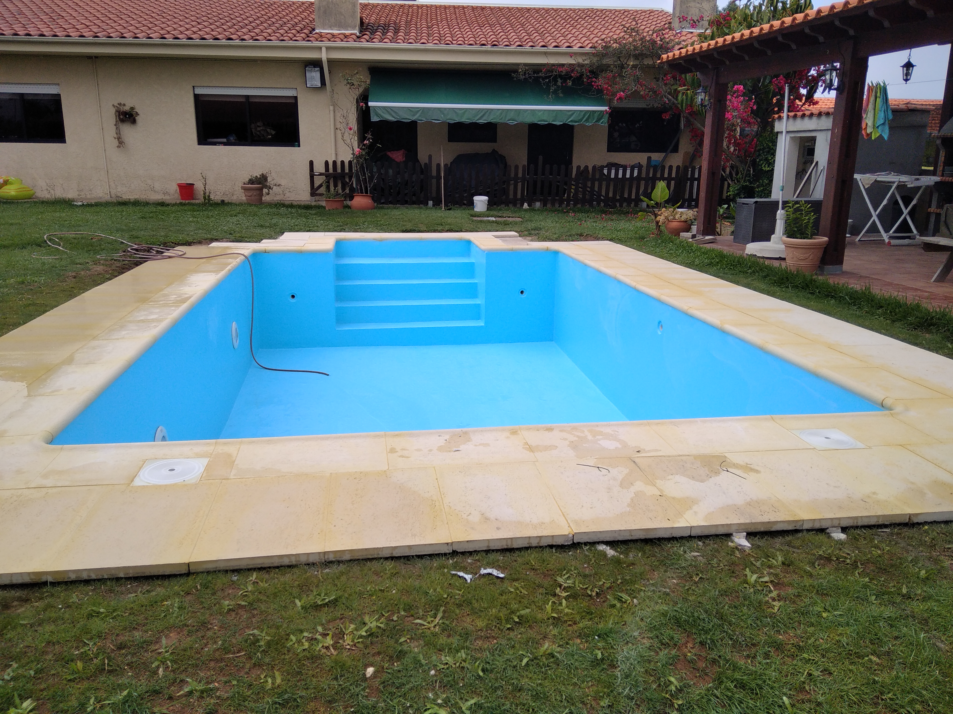 Construção de piscina