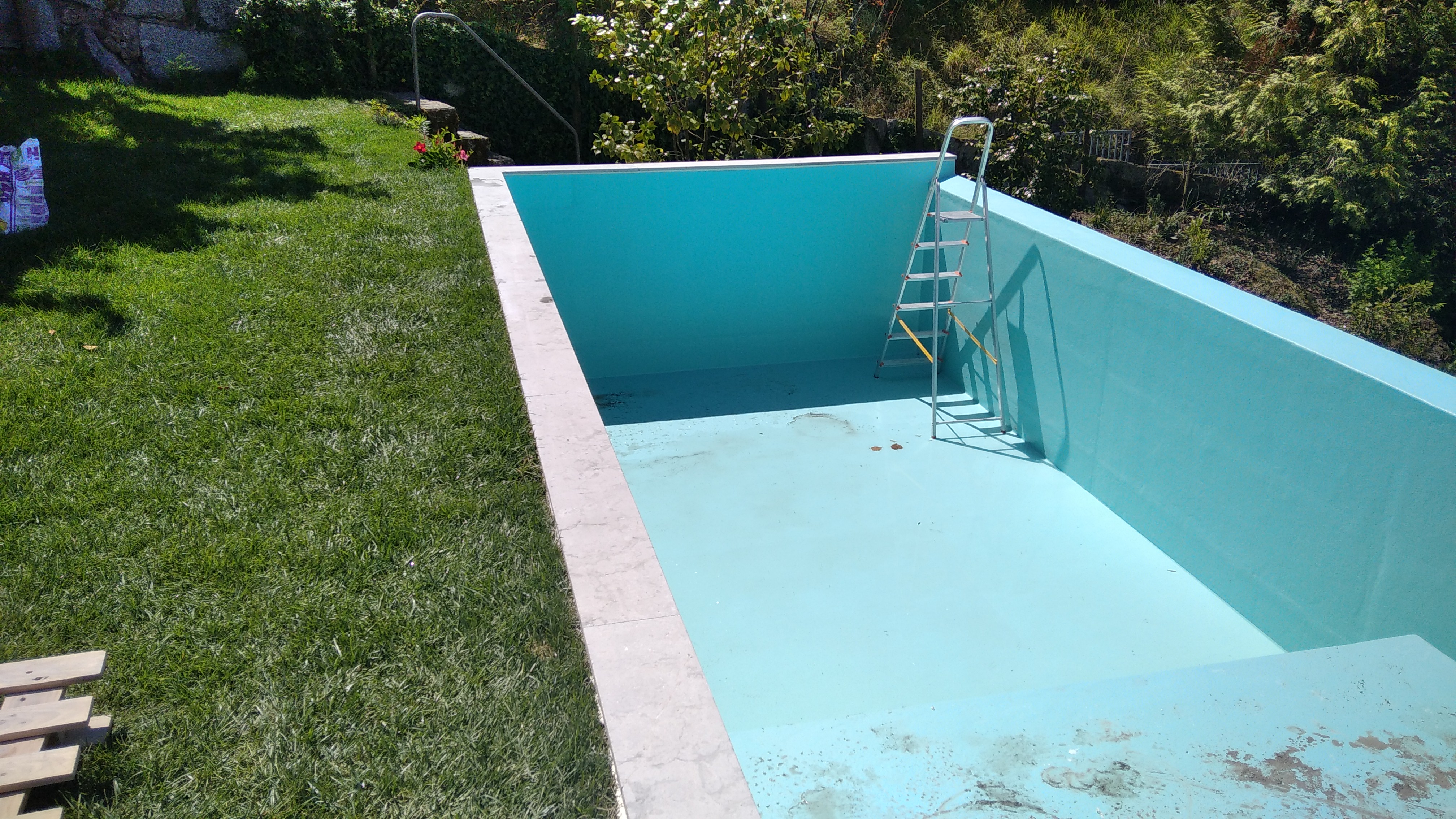 Construção de piscina