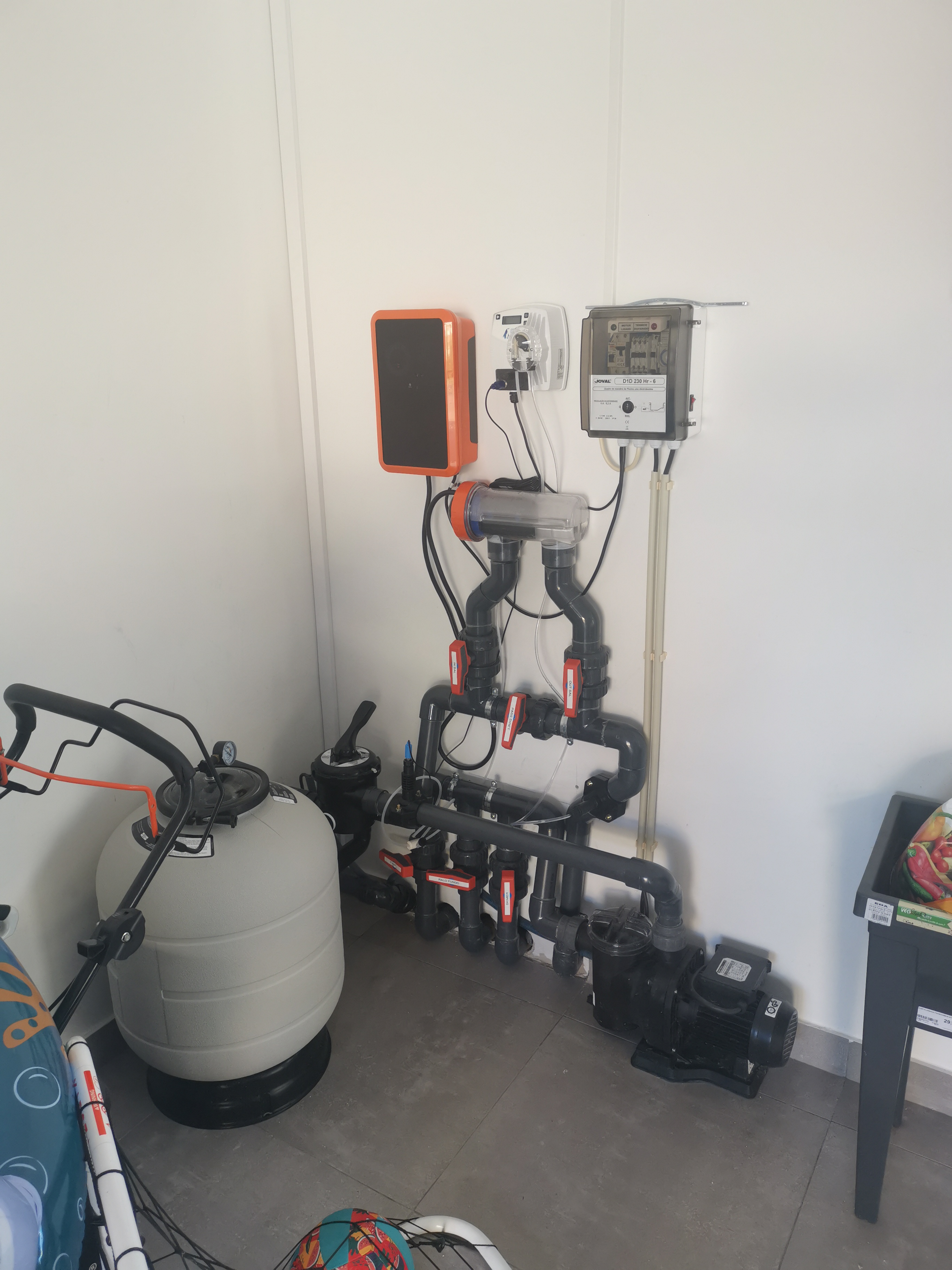 Equipamento piscinas