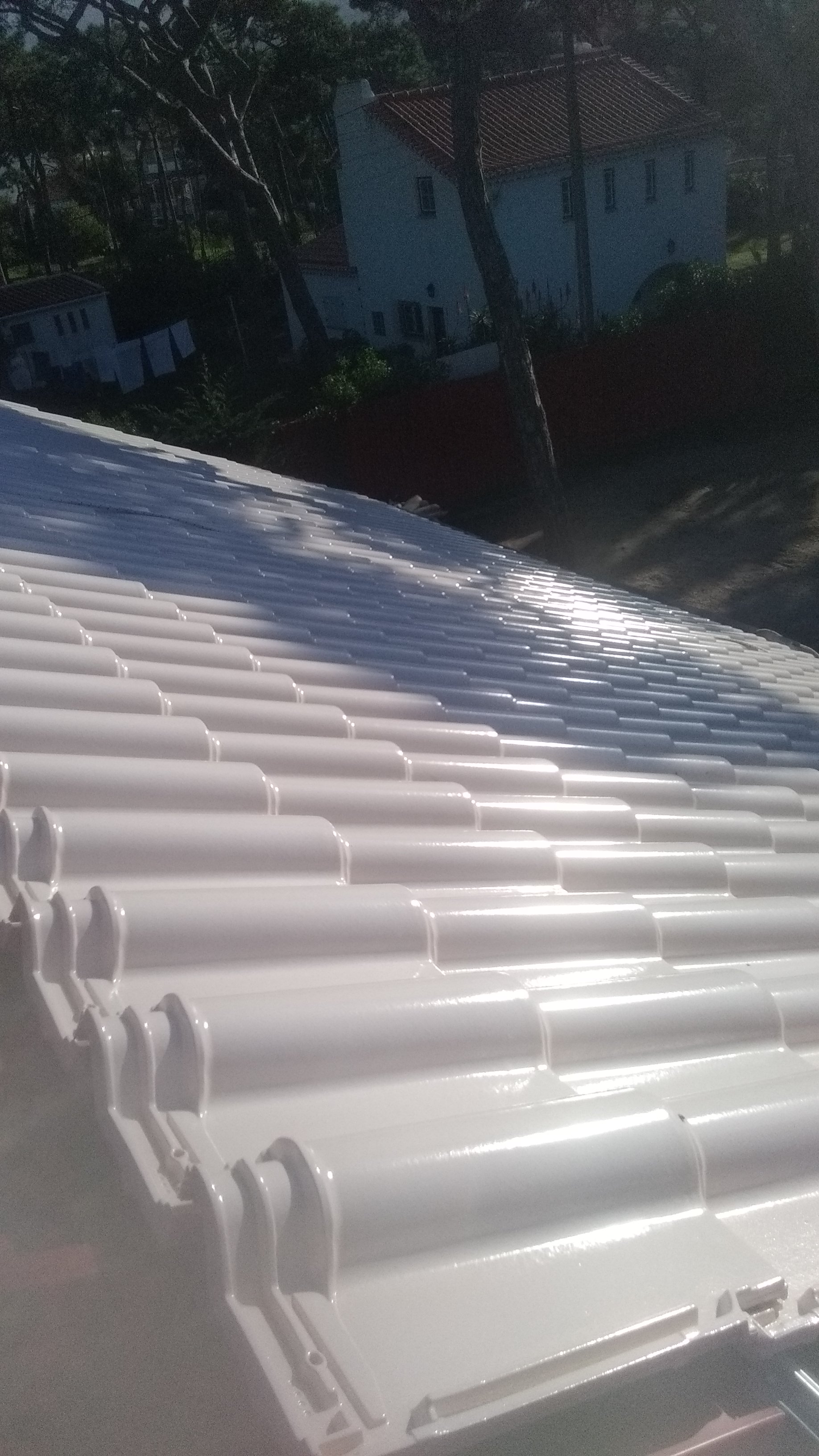 Telha porcelanato branca