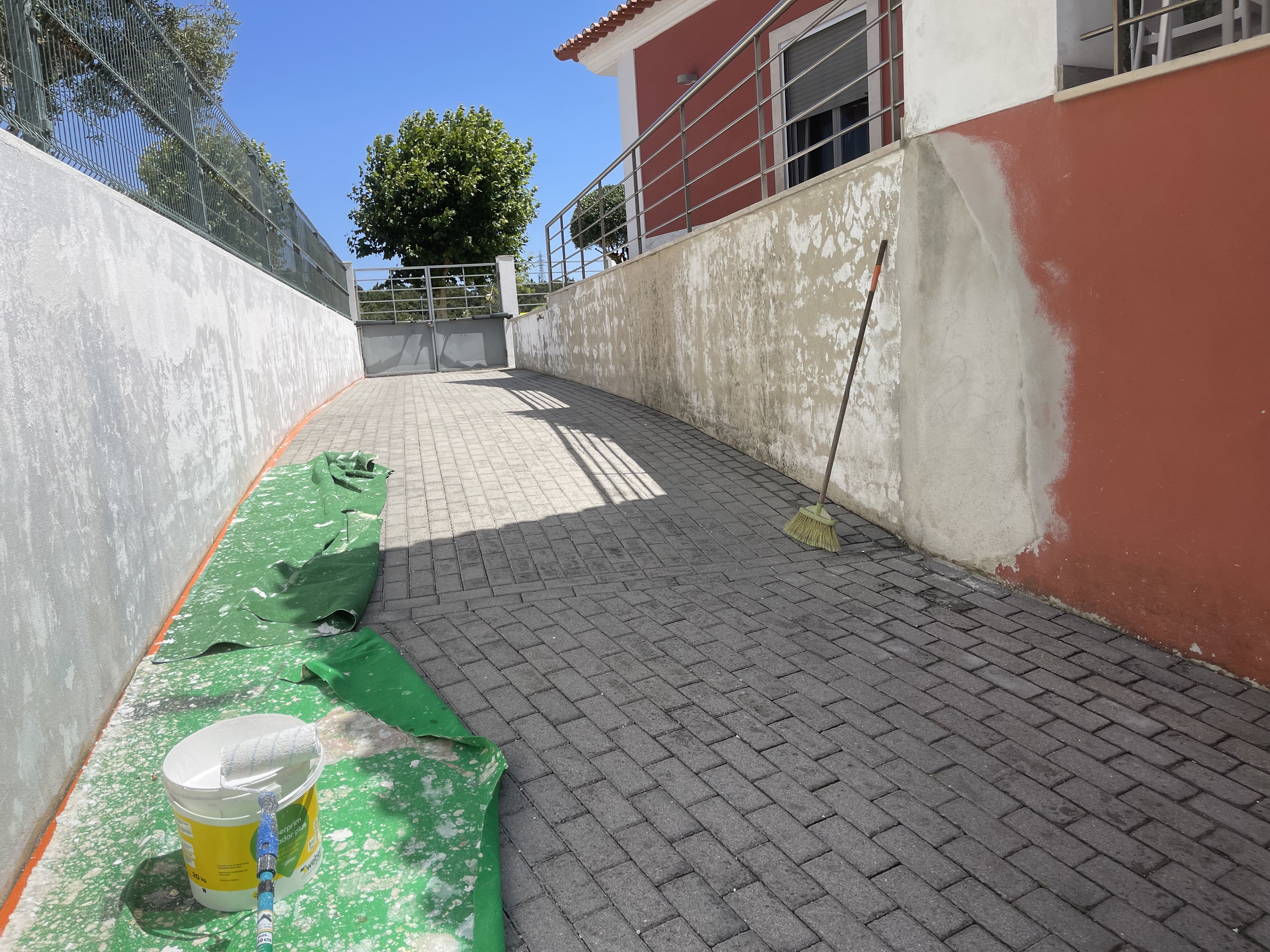 Aplicação de Weber Plást Décor f