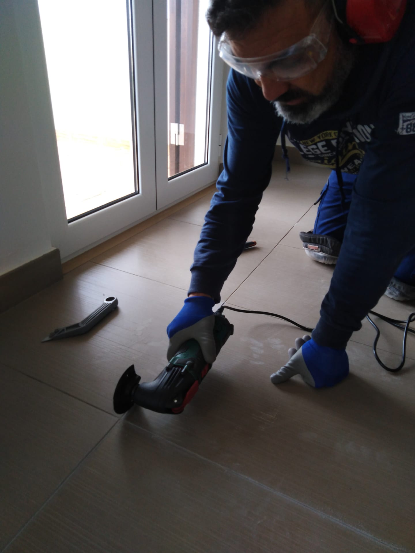 Rejuntamento tratamento de juntas