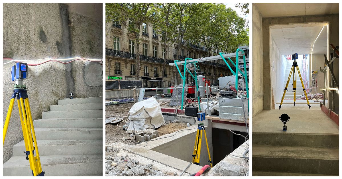 Laser scanning de nova estrutura