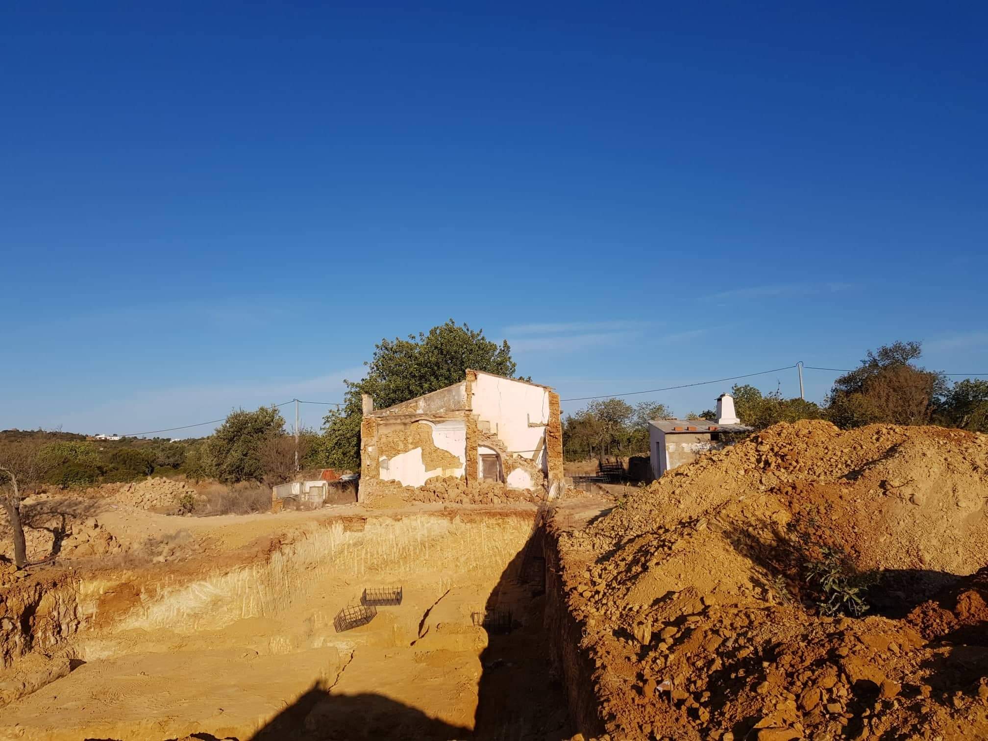 Início dos Trabalhos de Fundações