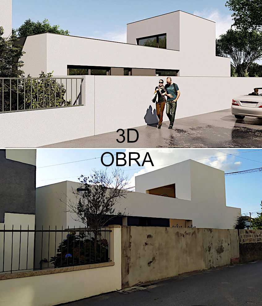 Projeto de habitação unifamiliar em Braga