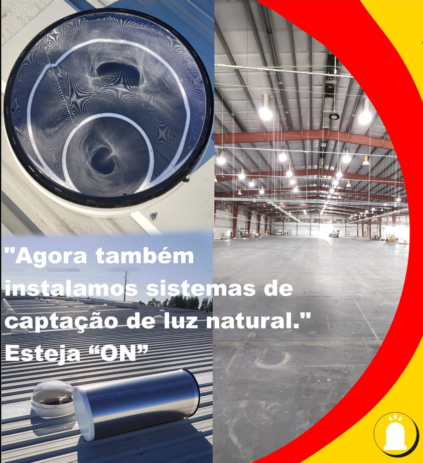 Captação de luz natural