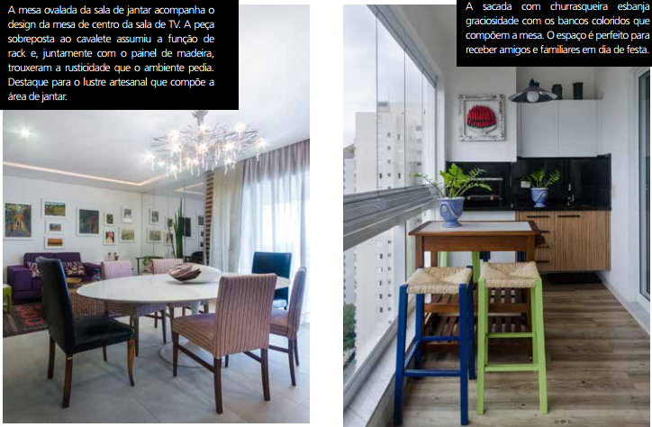 Sala de Jantar e Sacada