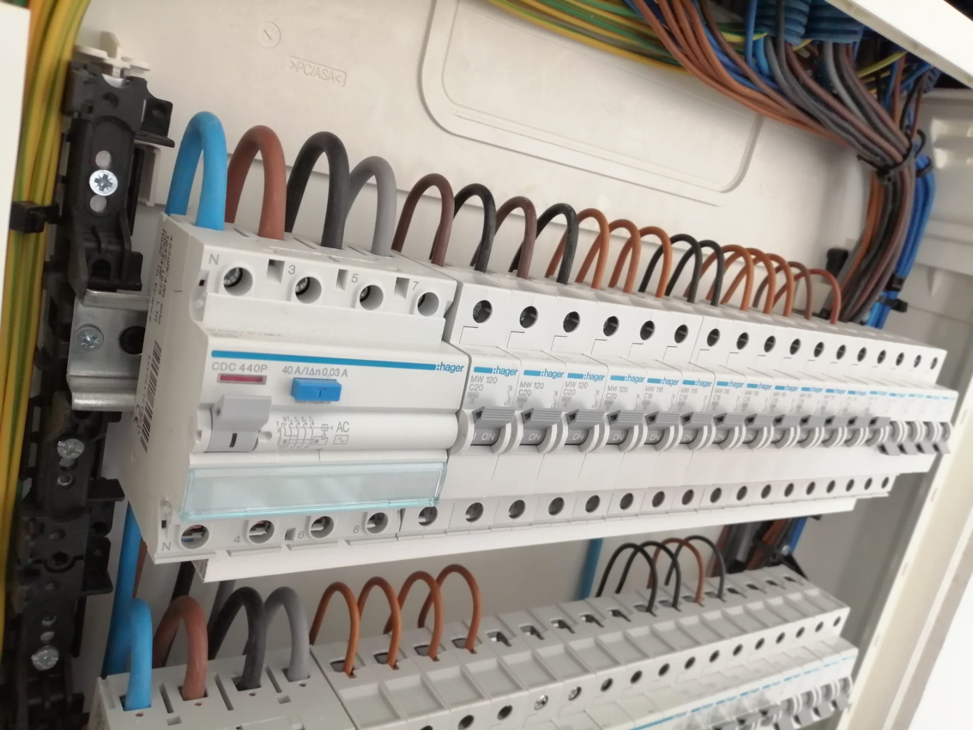 Quadro elétrico moradia