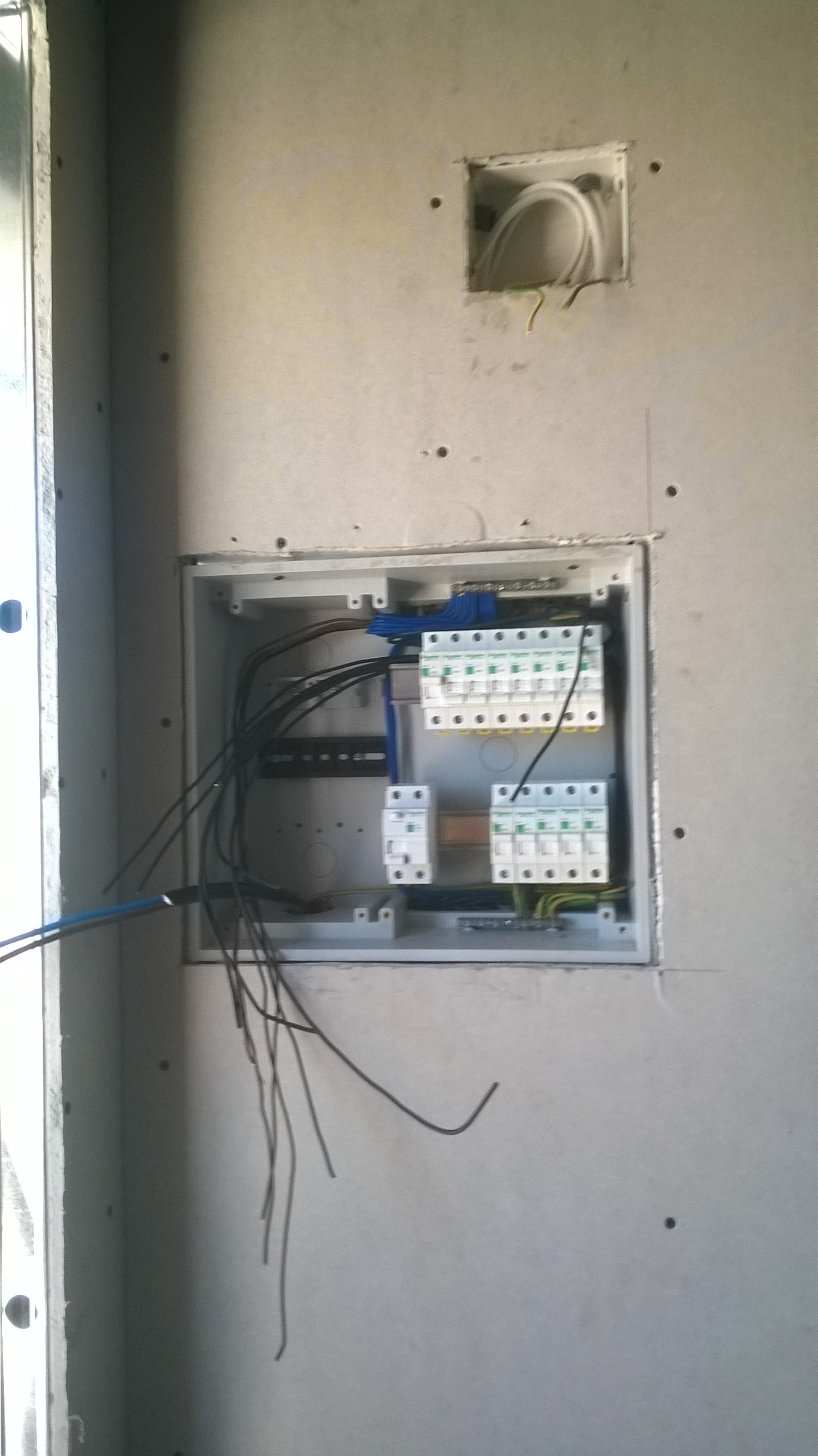 Montagem de quadro electrico 1 fase