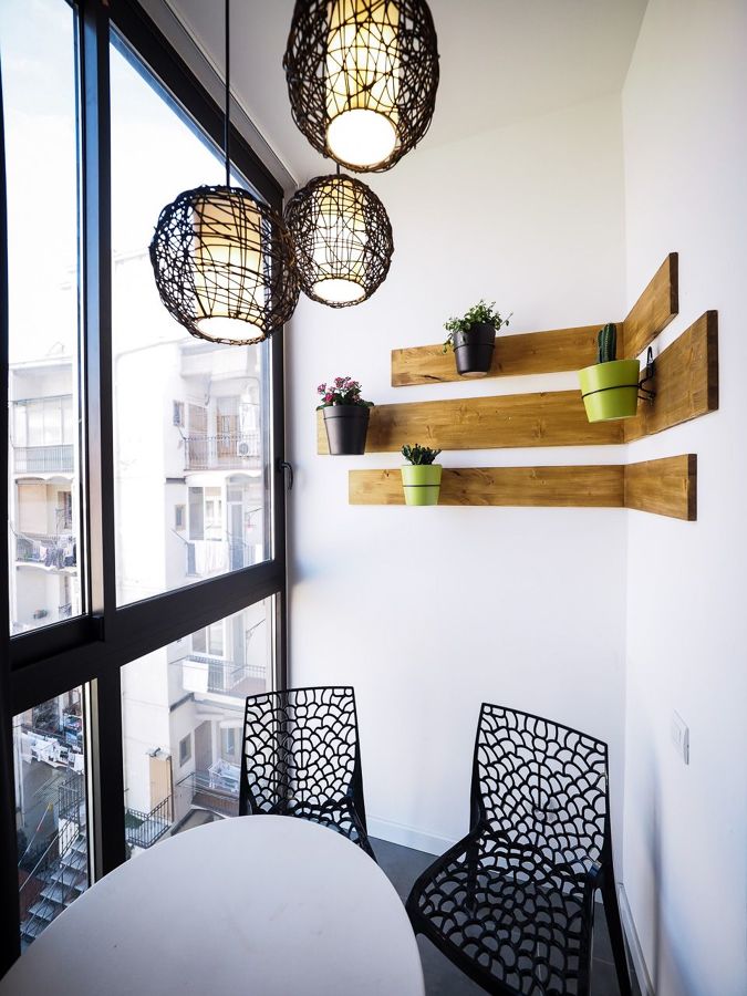 Materiais usados para fechar a varanda