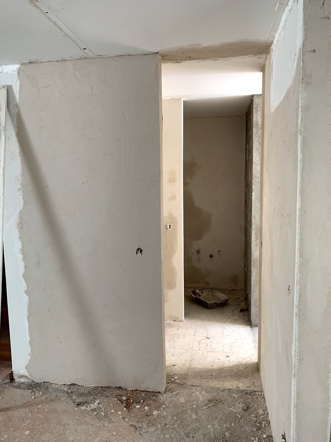 Durante a obra - Despensa e arrumos